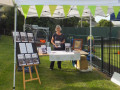 13 Glennis Smith at the book sales table  at the Auckland Irish Society annual fair  Sunday 11 March  Fowlds Park  Mt. Albert  Auckland